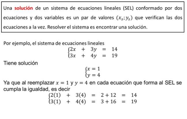 4.2: Resolver sistemas de ecuaciones lineales con dos variables
