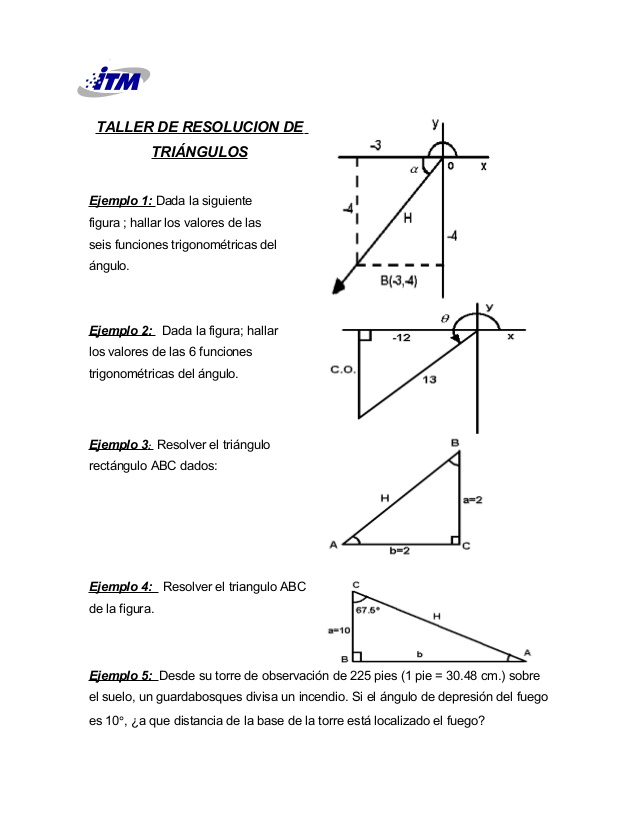 7.3: Trigonometría del triángulo rectángulo