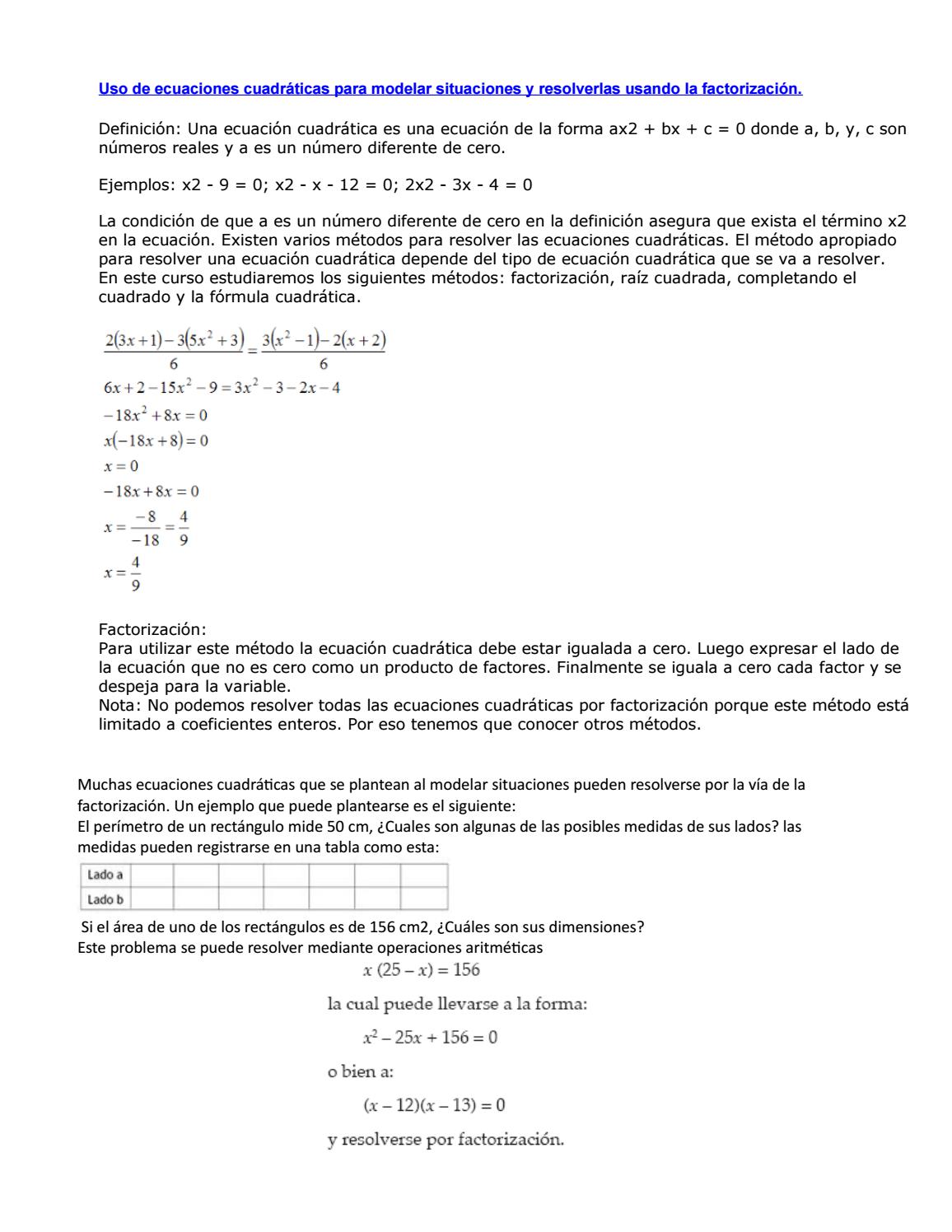 9.2: Resolver ecuaciones cuadráticas usando la propiedad de raíz cuadrada